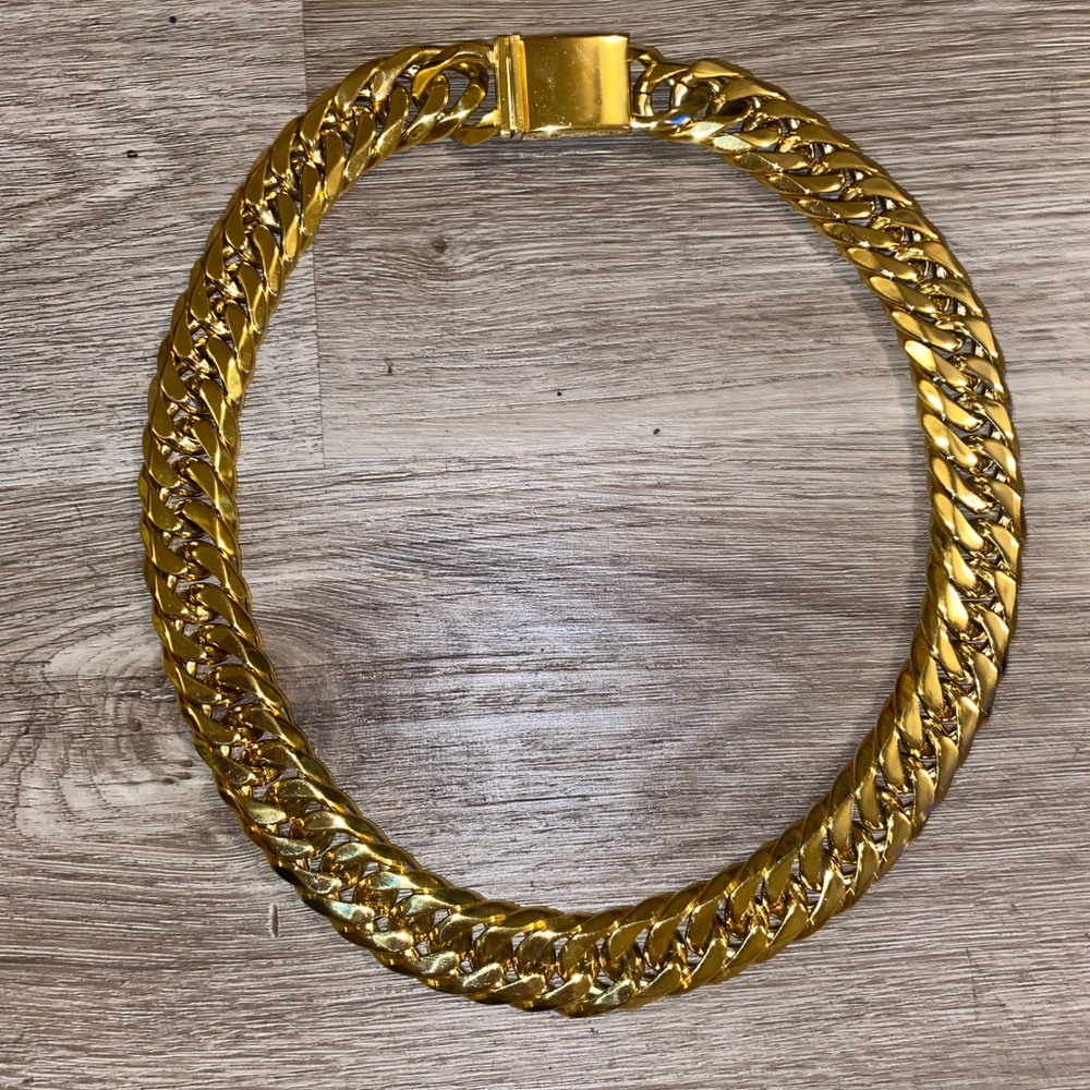 24 inch gold plated necklace